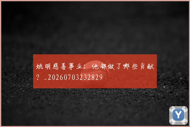 姚明慈善事业:他都做了哪些贡献?_20260703232829